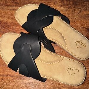 Cliffs by white mountain women cushioned slide sandals